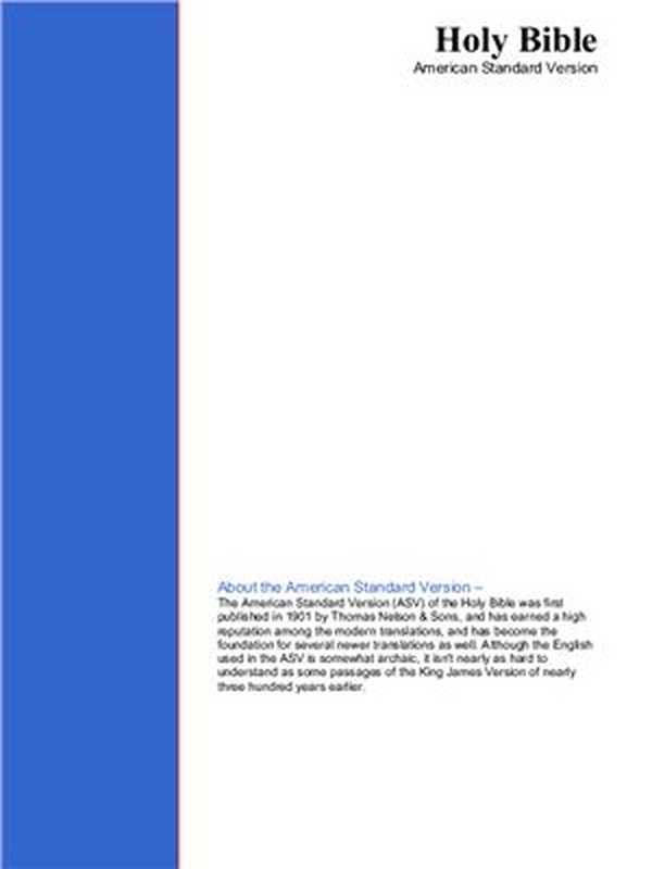 Bible.HolyBible.AmericanStandardVersion