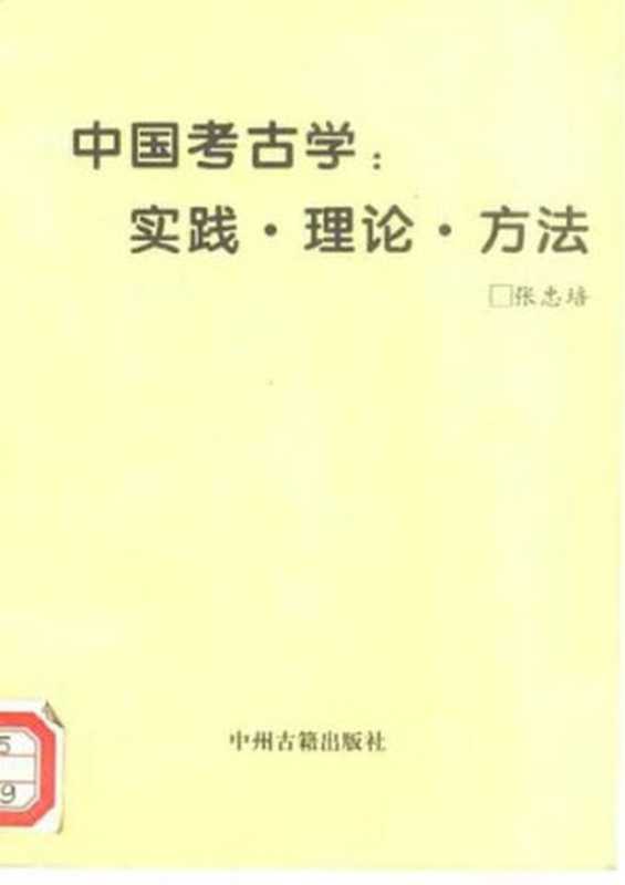 中国考古学实践·理论·方法（张忠培）（中州古籍出版社1994）
