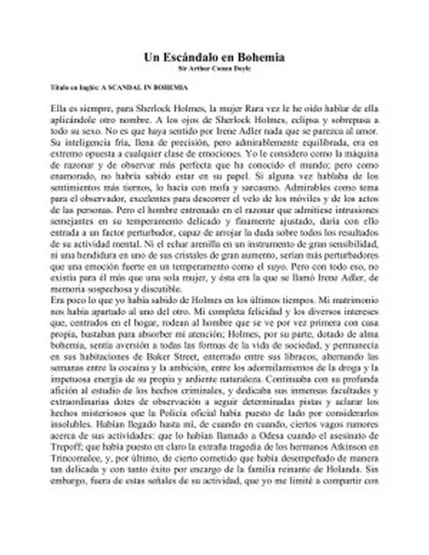 ConanDoyleSirArthur（FACULTADDEEDUCACION[EDUCACIONFACULTADDE]）