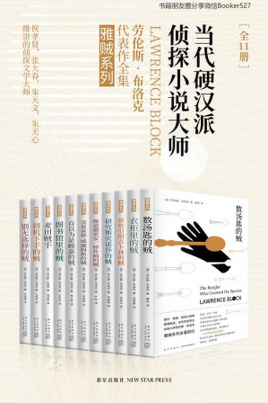 雅贼典藏版（全11册）（当代硬汉派侦探小说大师 侯孝贤、张大春、朱天文、朱天心推崇的侦探文学大师劳伦斯•布洛克代表作。）（劳伦斯·布洛克 [劳伦斯·布洛克]）（新星出版社 2018）