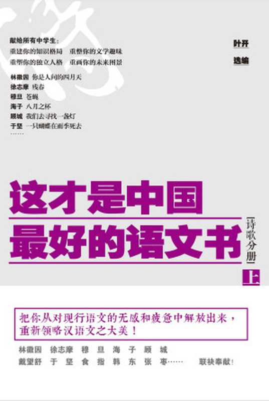 这才是中国最好的语文书(诗歌分册)上册(叶开)(江苏凤凰文艺出版社2014)