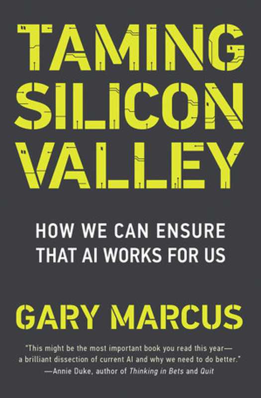 Taming Silicon Valley  How We Can Ensure That AI Works for Us（Gary F. Marcus）（MIT Press 2024）