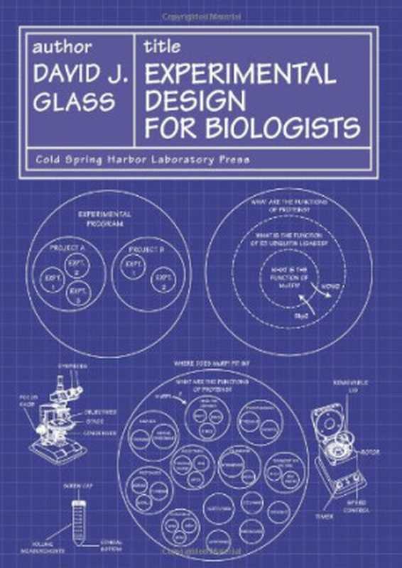 Experimental Design for Biologists（David J. Glass）（Cold Spring Harbor Laboratory Press 2006）