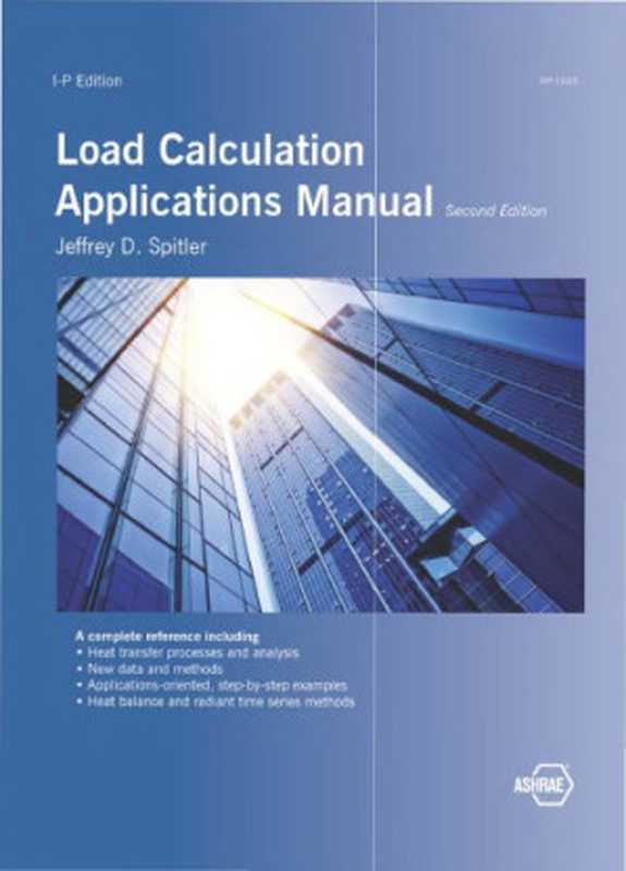 Loadcalculationapplicationsmanual（SpitlerJeffreyD）（ASHRAE2014）
