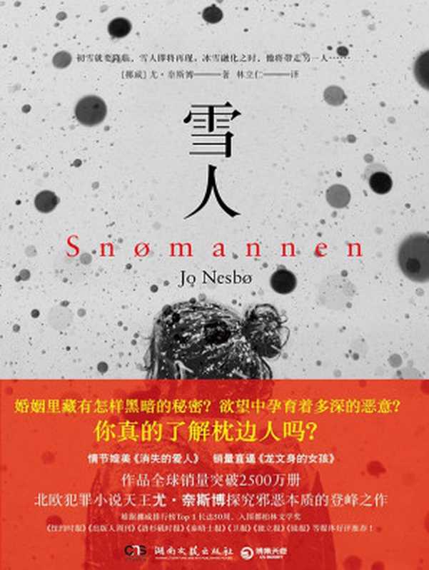 雪人（挪威最畅销作家、北欧悬疑小说天王尤·奈斯博探究邪恶本质的登峰之作蝉联挪威排行榜Top1长达50周入围都柏林文学奖）（【挪威】尤·奈斯博；林立仁译）（湖南文艺出版社2016）