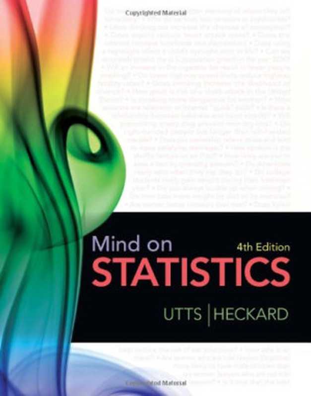 MindonStatistics（JessicaM.UttsRobertF.Heckard）（CengageLearning2011）