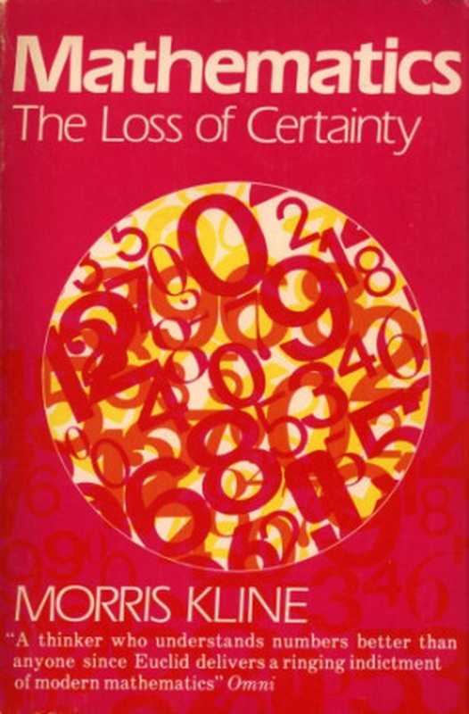 MathematicsTheLossofCertainty(MorrisKline)(OxfordUniversityPress1980)