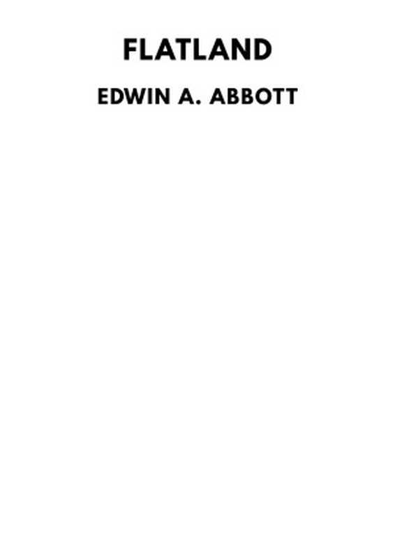 Flatland（EdwinA.Abbott）（StandardEbooks2018）