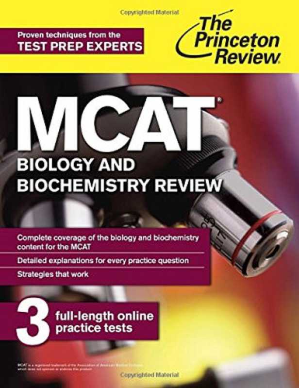MCATBiologyandBiochemistryReviewNewforMCAT2015(PrincetonReview)(PrincetonReview2014)
