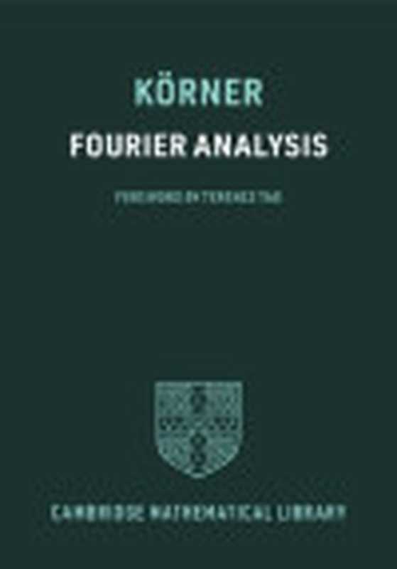 FourierAnalysis(T.W.Körner)(CambridgeUniversityPress2022)