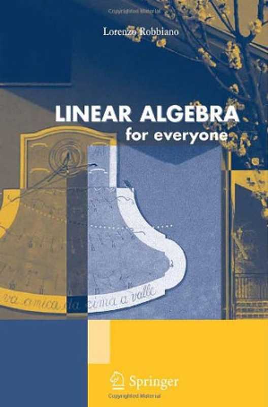 LinearAlgeaforEveryone（LorenzoRobbiano）（Springer-VerlagMailand2011）